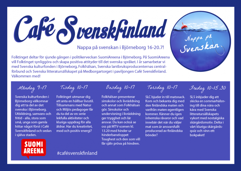 SLC - Cafe Svenskfinland Flyer2018