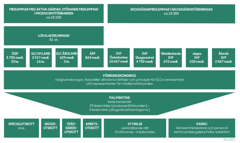 SLC - Organisationsschema 3 2021